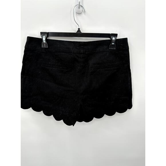 J. CREW NWT Black Scalloped Linen Blend Shorts // 8 - Picture 5 of 7